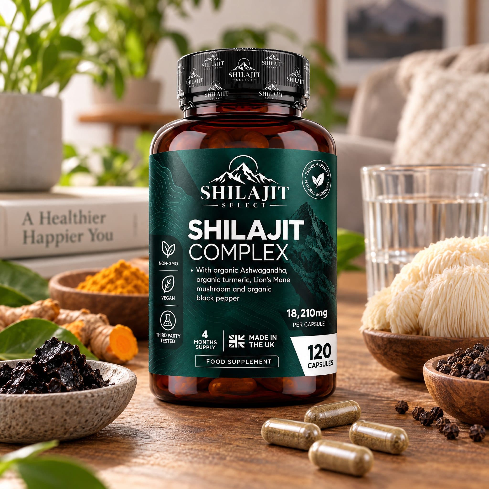 Shilajit Complex van dichtbij
